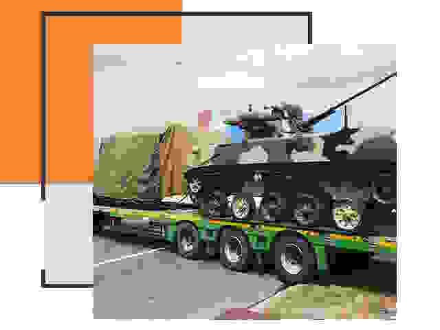 Перевозка военной техники в Медногорске